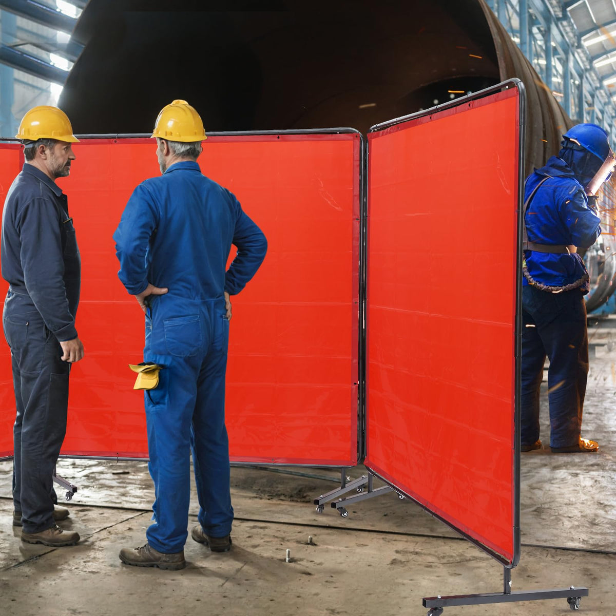 VEVOR setup in a busy workshop creates safer, organized work zones