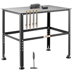 VEVOR welding table 36x24 top provides a stable surface for precise welds