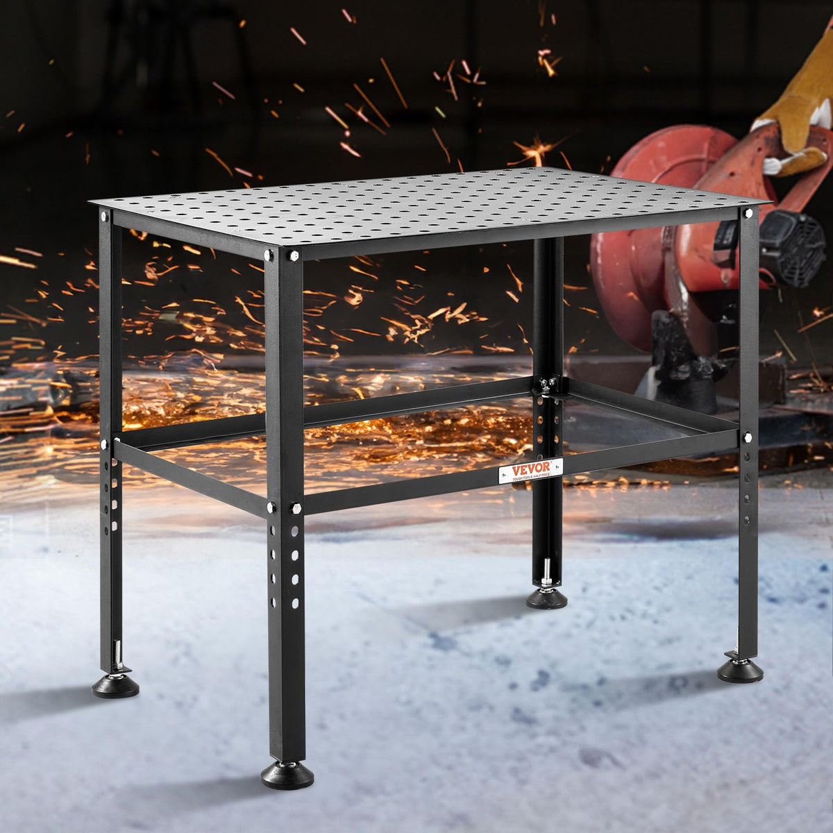 VEVOR workshop-ready welding table suits repair shops and studios