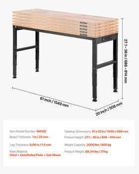 VEVOR steel frame provides durable, corrosion-resistant support.