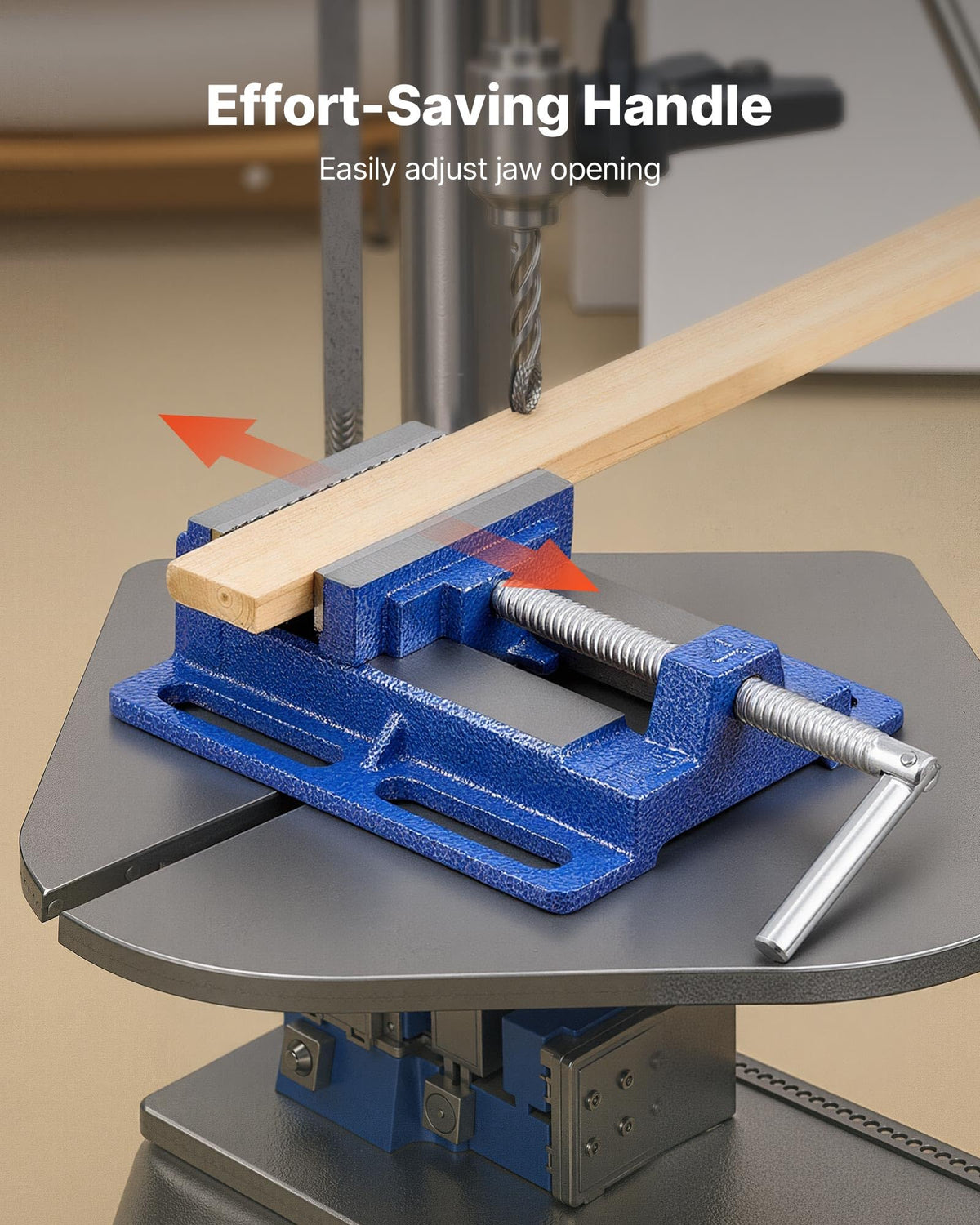 VEVOR vise delivers 7KN clamping force for solid stability