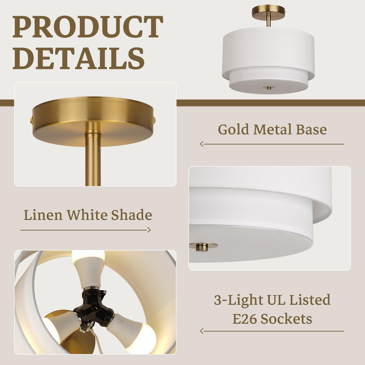 Easy-install canopy and flush-mount design of the Vexagyle fixture