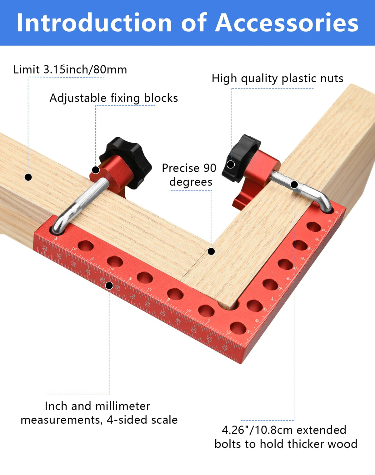 VEXTHYX fixed blocks, bolts, nuts, and storage box included for organization.