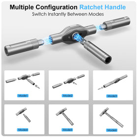 VEYSMOU 42-in-1 magnetic screwdriver bits spread for versatile electronics and repair projects