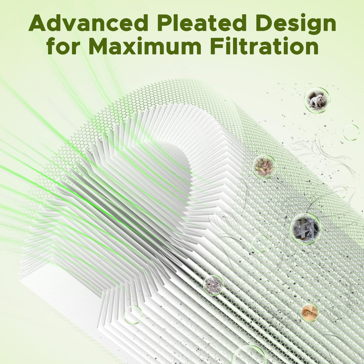 VF4000 replacement filter captures dust and debris during everyday cleaning.