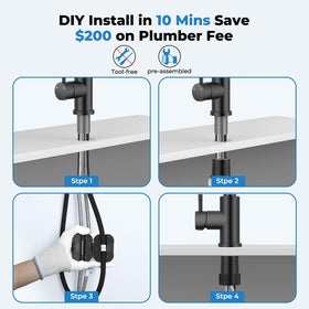 VFAUOSIT deck plate compatibility supports two- or three-hole sinks