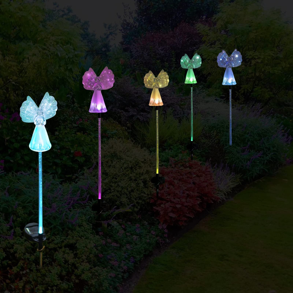 VGYVGYCC durable ABS and fiber stake lights with long life