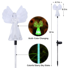 VGYVGYCC solar garden lights perfect for yard and walkway