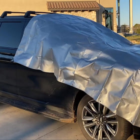 VHESS tarp used as a canopy setup for shelter and shade