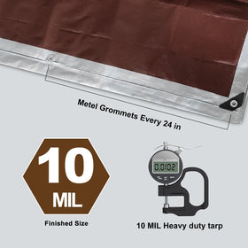 VHESS outdoor tarp acts as canopy or shelter in camping and events.