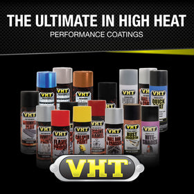 VHT Duplicolor ESP820007 exterior plastics finished with heat-resistant black coating.