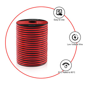 VIABRICO wire for 12V/24V LED strip projects