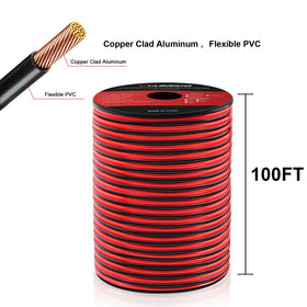 VIABRICO red and black dual conductors showing polarity clarity