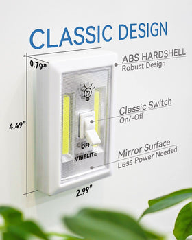 VIBELITE pack image shows four units ready for flexible placement around home.