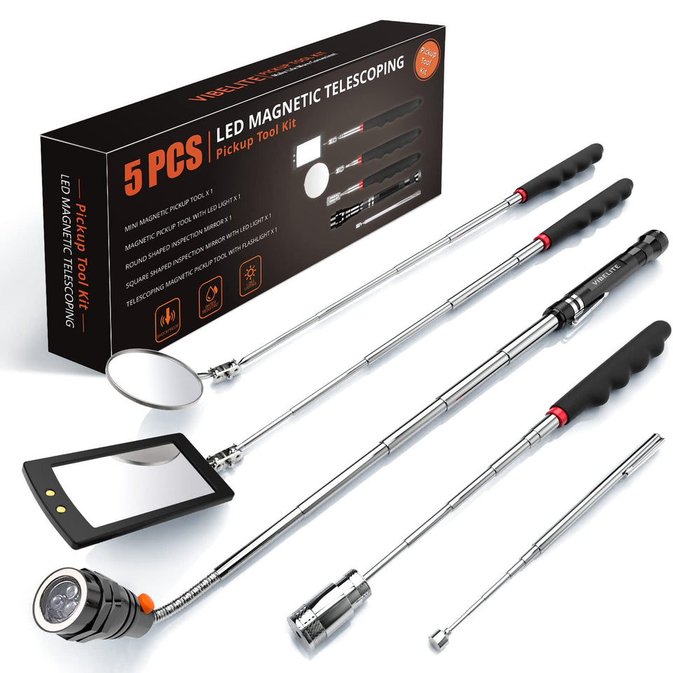 VIBELITE pickup rod 1lb extended reach to grab metal items safely