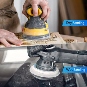 VIBRATITE discs designed for wood, metal, and plastic finishing tasks.