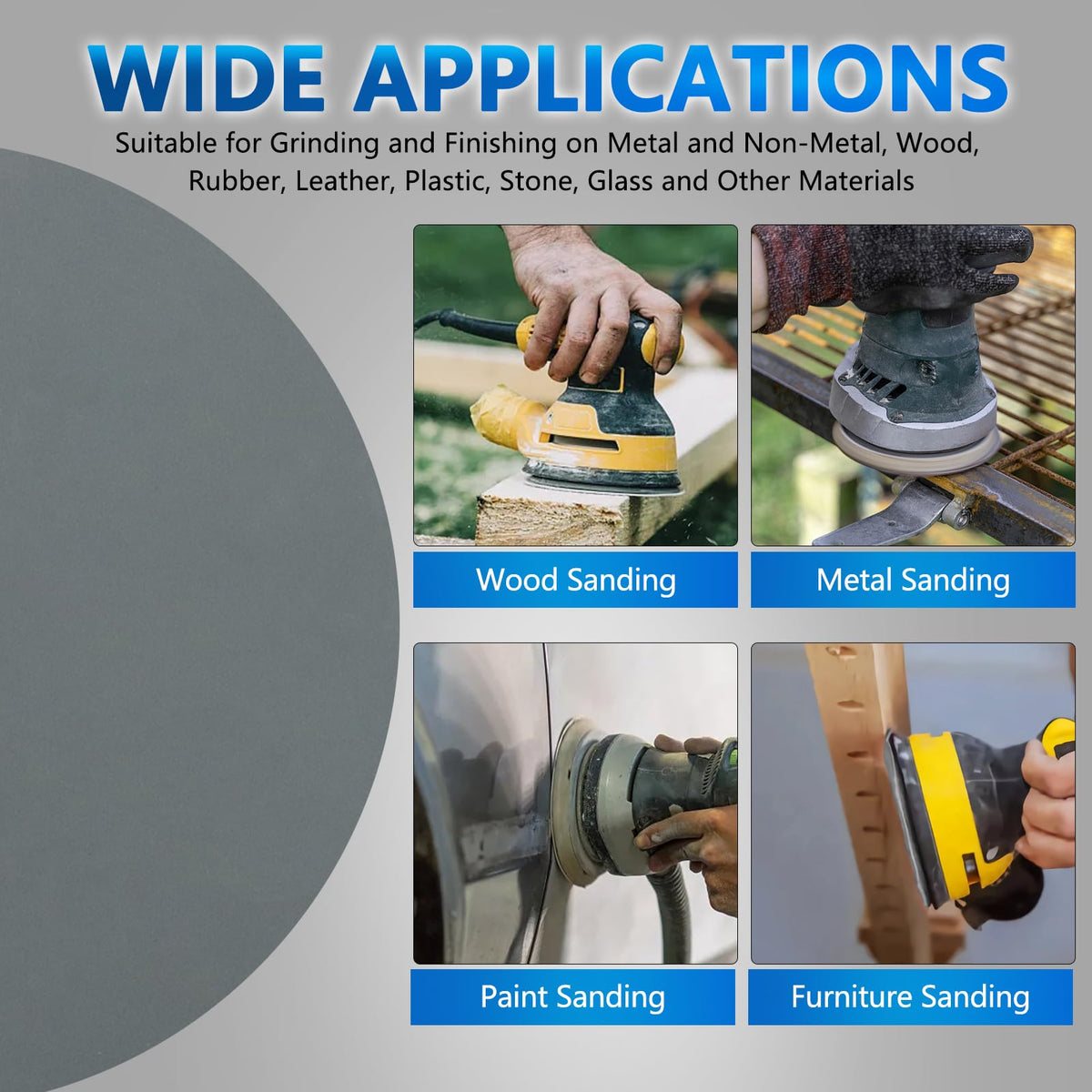 Vibratite 3000 grit disc for final finishing with a glassy shine