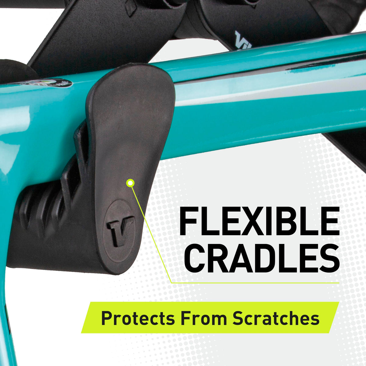Included mounting hardware for secure install into studs or masonry with Vibrelli rack.