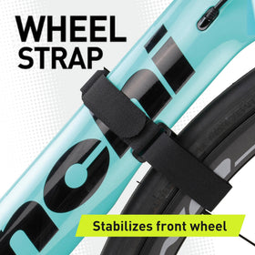 Vibrelli compatible with road, mountain, hybrid bikes for versatile hanging.