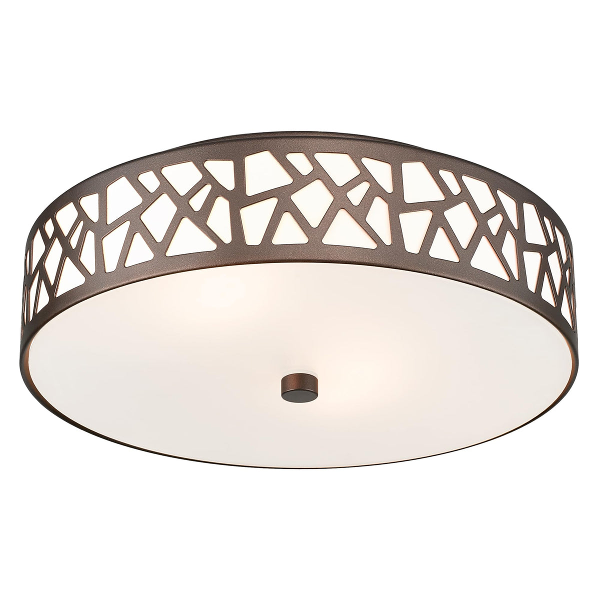 VICNIE 12in flush mount front view for stylish entryways and hallways