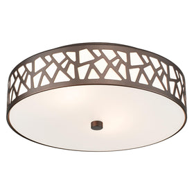 VICNIE 12in flush mount front view for stylish entryways and hallways