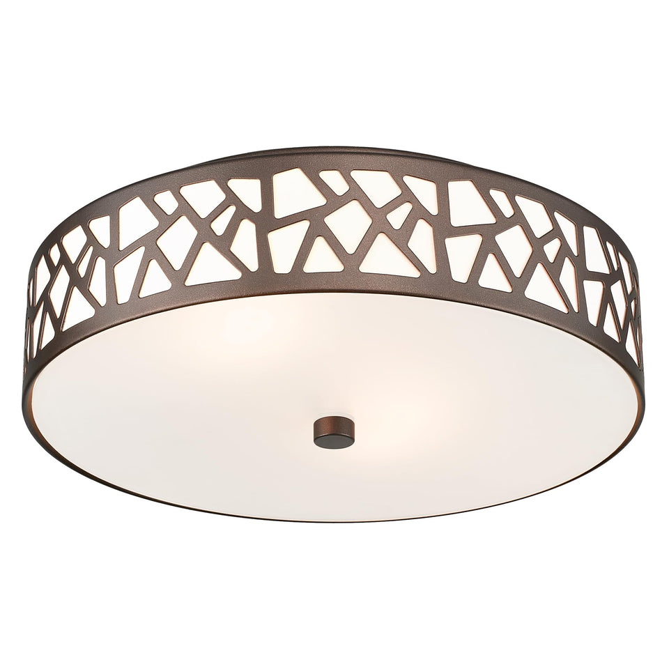 VICNIE 12in flush mount front view for stylish entryways and hallways