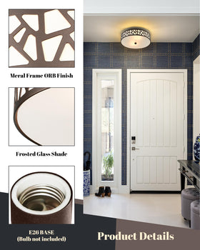 VICNIE durable metal construction with bronze finish resists rust