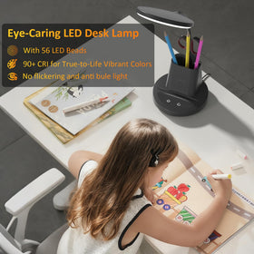 Vicsoon LED desk lamp offers dimmable brightness from 5% to 100%