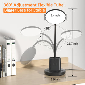 Vicsoon desk lamp highlights eye-friendly lighting with CRI 90+ for accurate colors