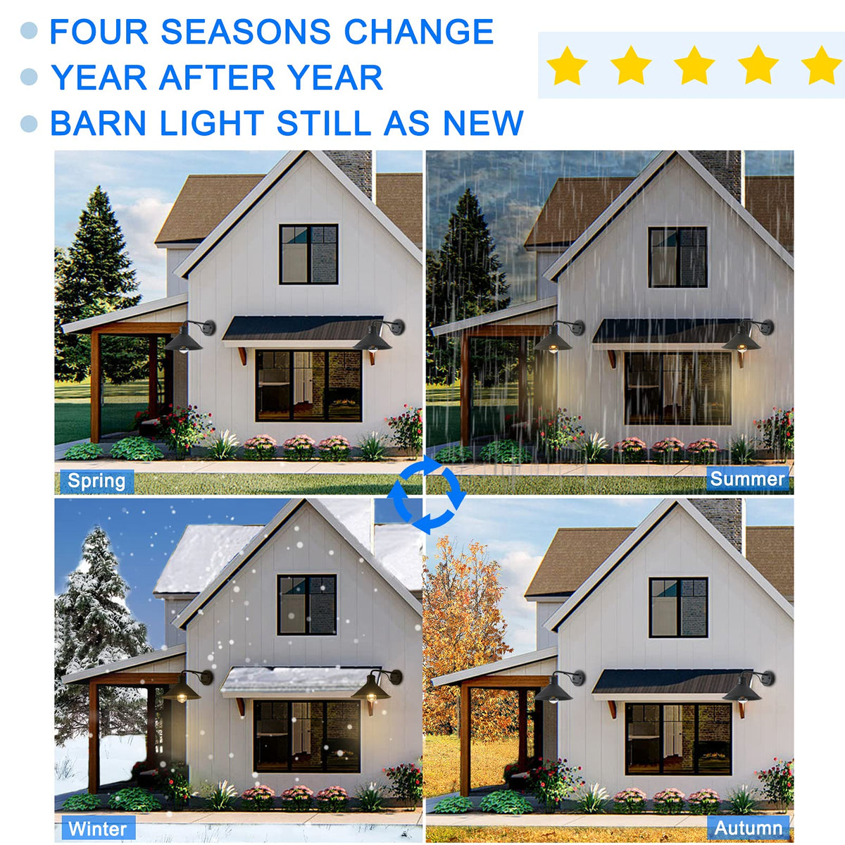 VICTOGATE barn light patio design suitable for cafe or home outdoor spaces