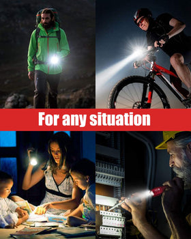 Victoper two-pack red flashlight gift-ready packaging for outdoors fans