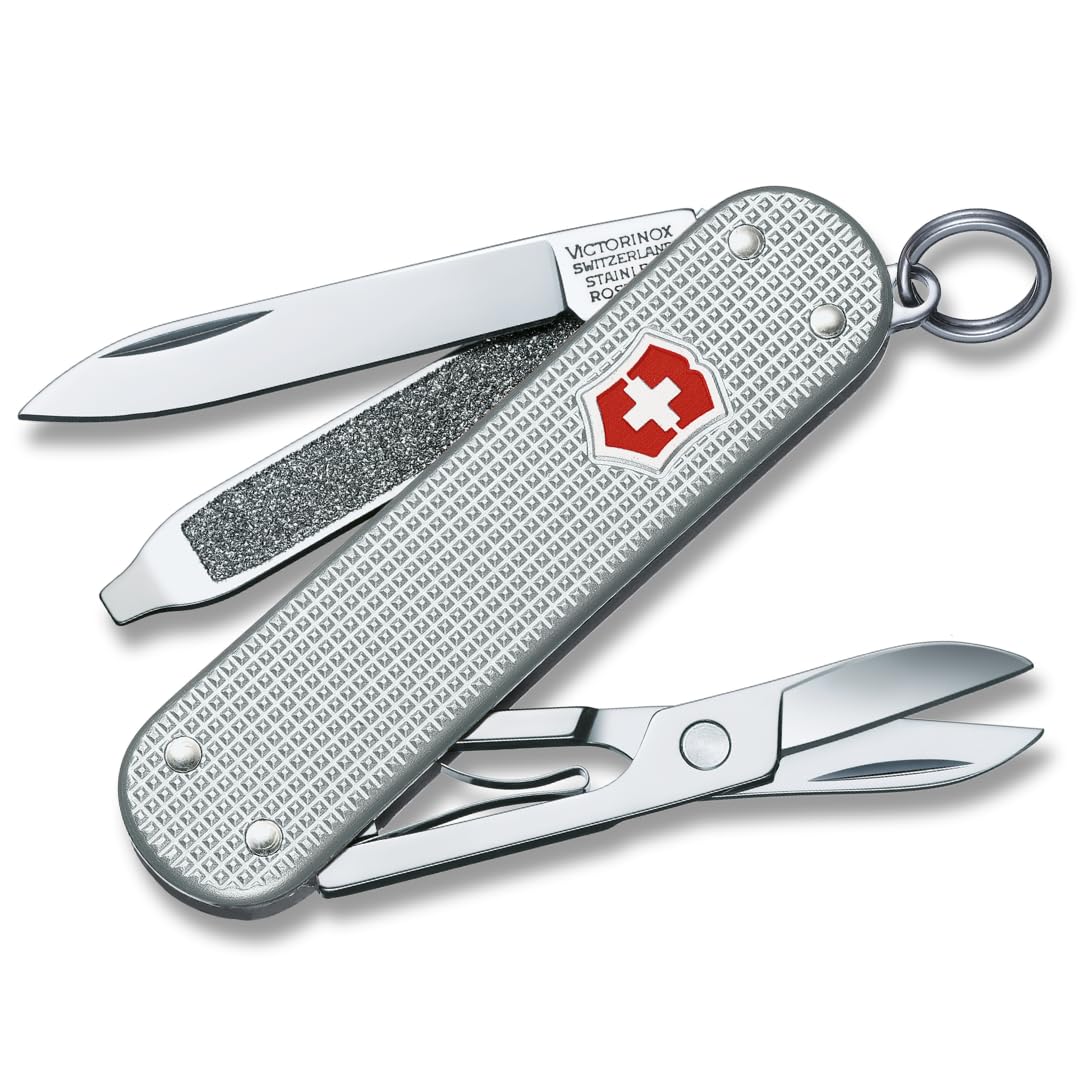 Victorinox Classic SD Alox scissors for quick on-the-go tasks.