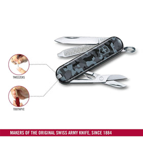 Victorinox Classic SD key ring keeps essentials with you.