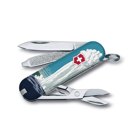 Victorinox Classic SD blade—compact pocket tool for quick on-the-go cuts.