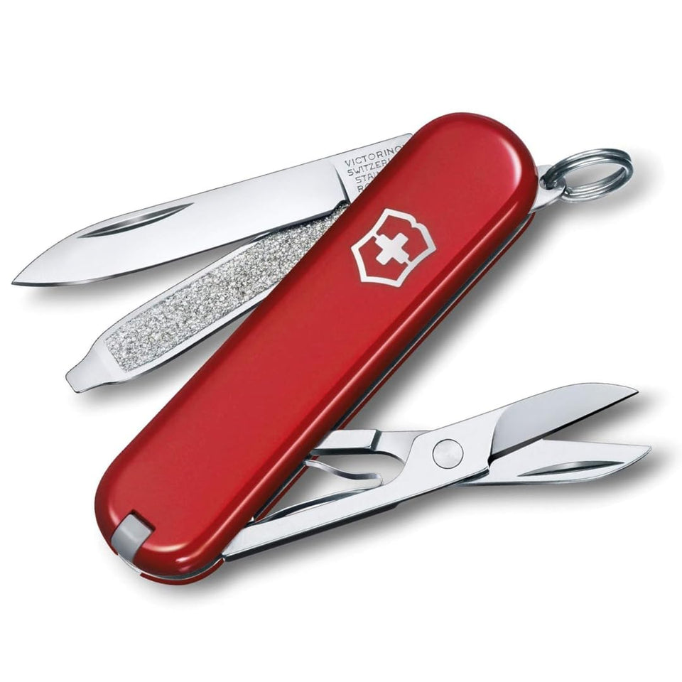 Victorinox Classic SD red closed pocket knife for compact everyday carry