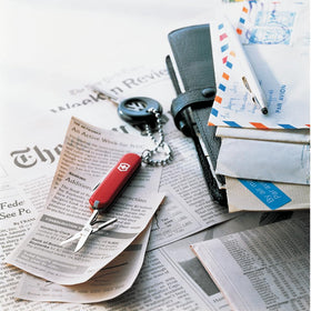 Victorinox Classic SD red small blade in use for quick tasks