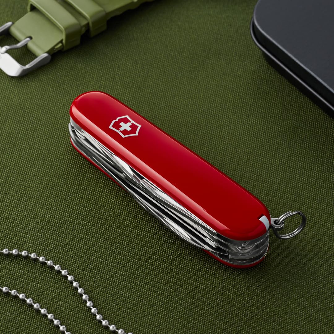 Victorinox Fieldmaster large knife blade extended for precise cuts