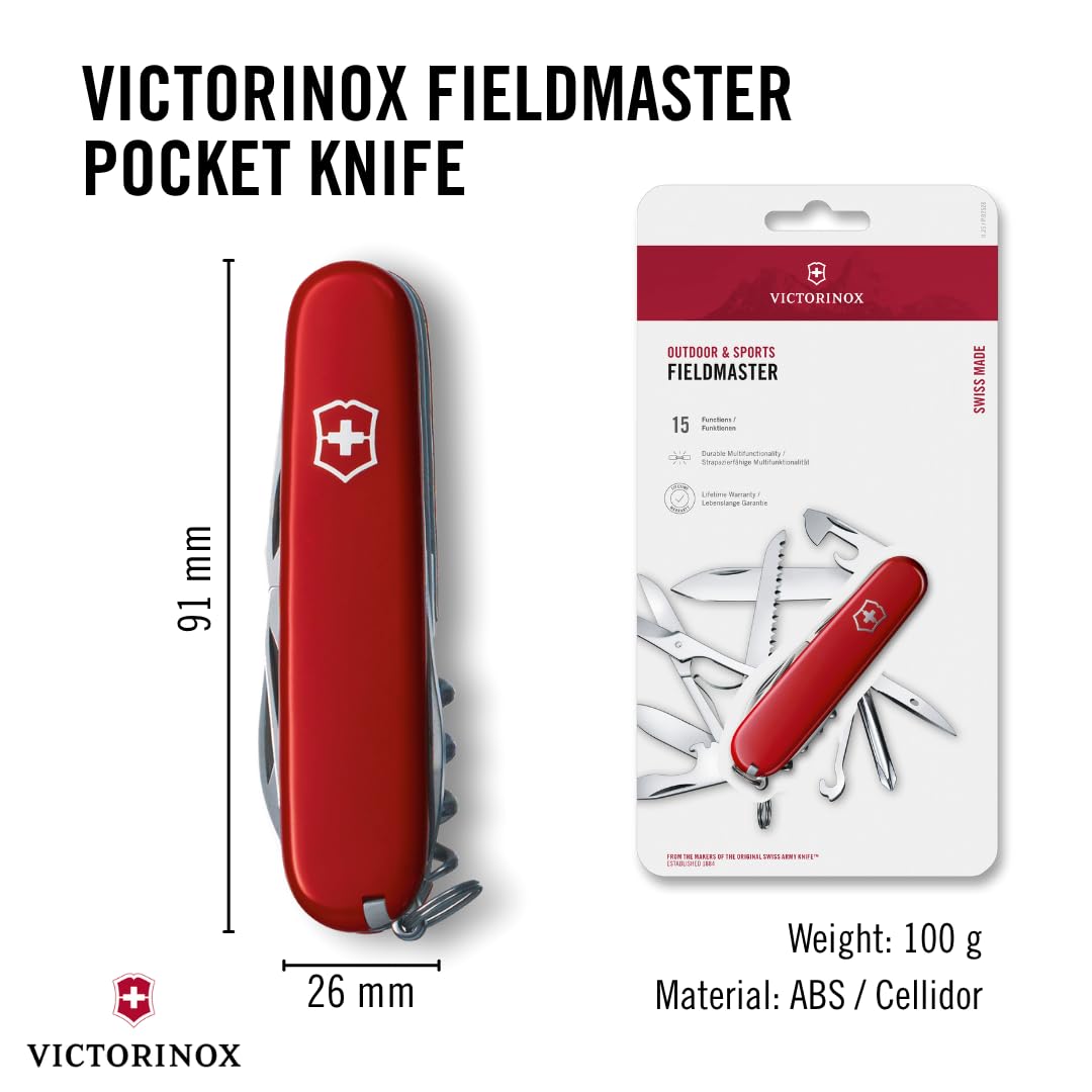Victorinox Fieldmaster scissors in use for quick crafts