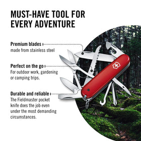 Victorinox Fieldmaster wood saw ideal for camp tasks