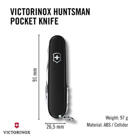 Victorinox Huntsman large blade handles everyday cutting with Swiss precision and durability