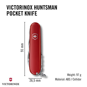 Victorinox Huntsman large blade for everyday cutting tasks