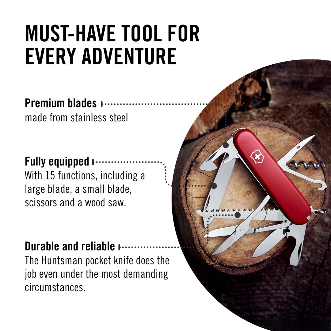 Victorinox Huntsman wire stripper feature supports simple tasks