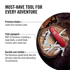 Victorinox Huntsman wire stripper feature supports simple tasks