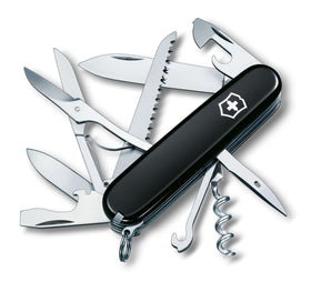 Victorinox Huntsman wood saw for quick outdoor wood cutting on adventures