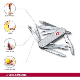 Victorinox MiniChamp Alox cuticle pusher for precise nail care.