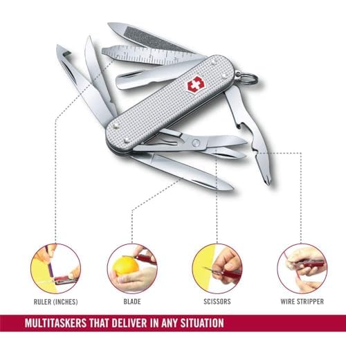 Victorinox MiniChamp Alox scissors for small trimming tasks.