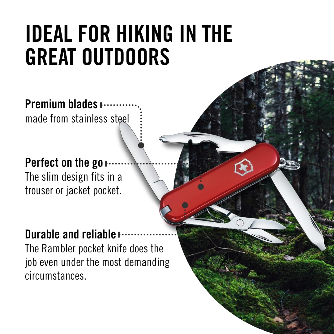 Victorinox Rambler nail file with screwdriver for on-demand tweaks