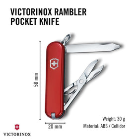 Victorinox Rambler scissors for on-the-go trimming and small repairs