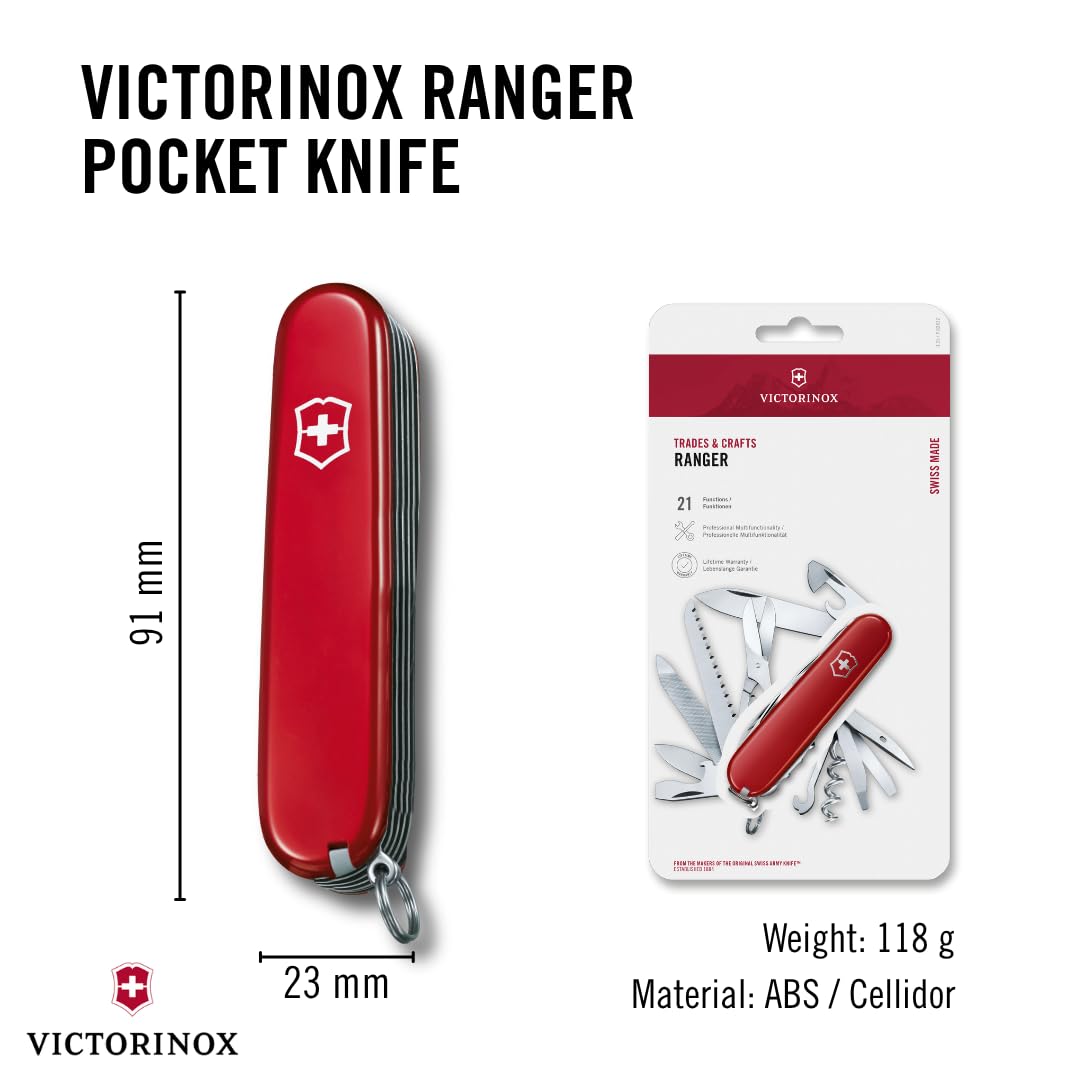 Victorinox Ranger with scissors ready to trim rope or fabric