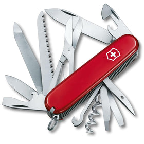 Victorinox Ranger pocket knife in red with 21 tools for versatile outdoor tasks